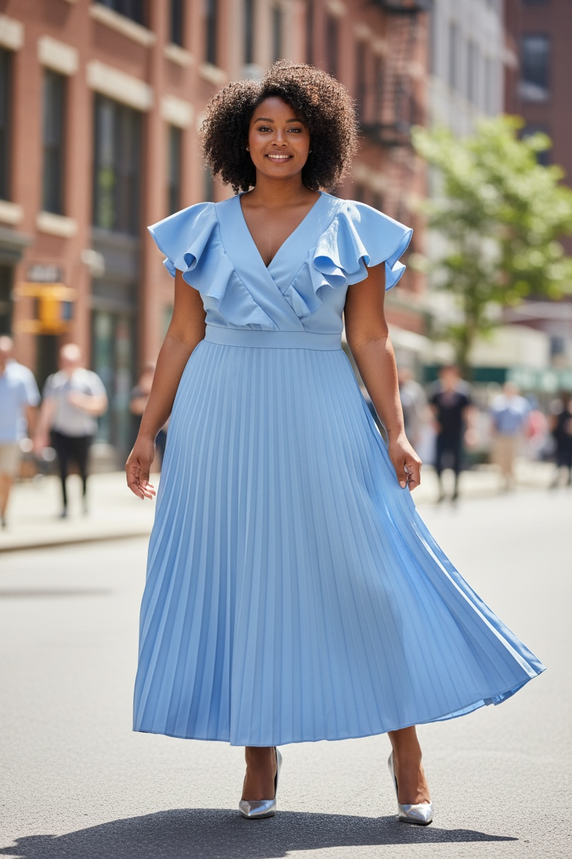 Pelum Pleated Dress