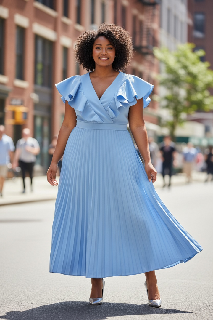 Pelum Pleated Dress