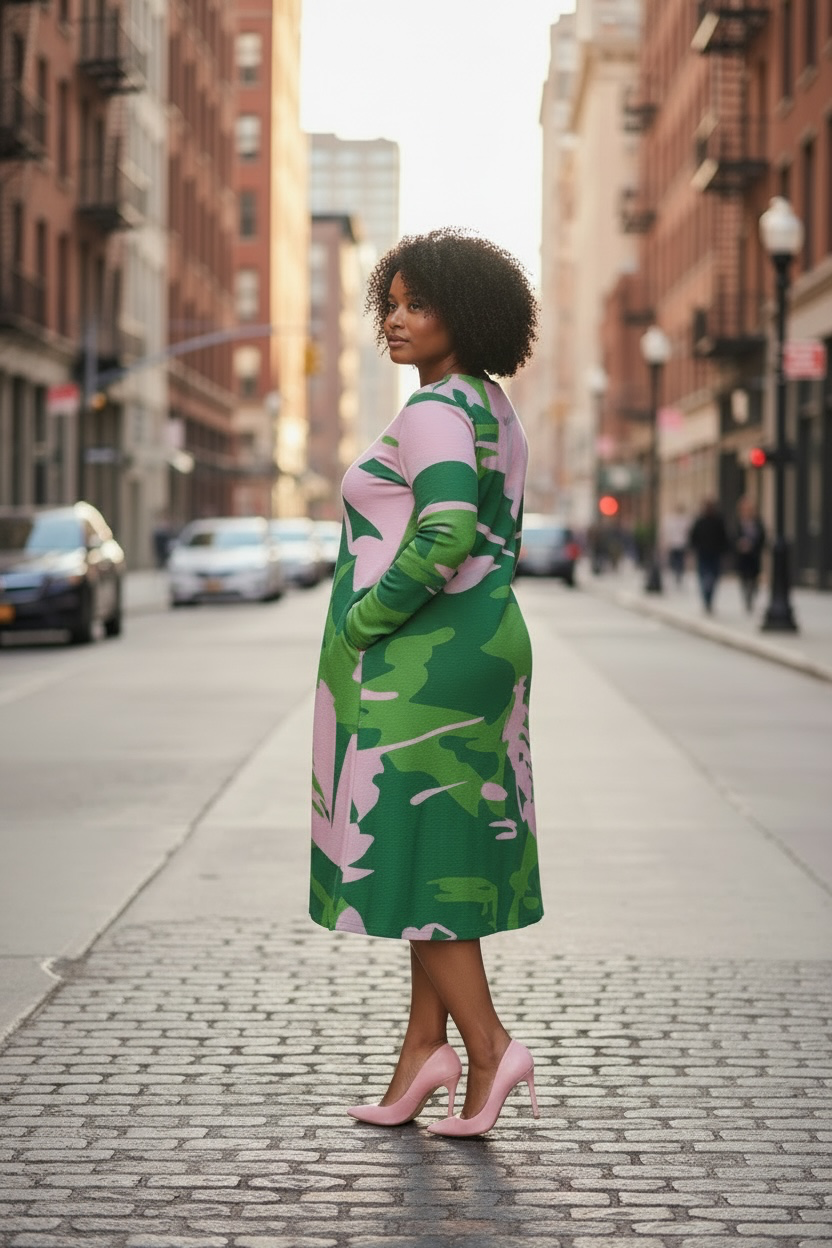 Army Fatigue Bounce Dress