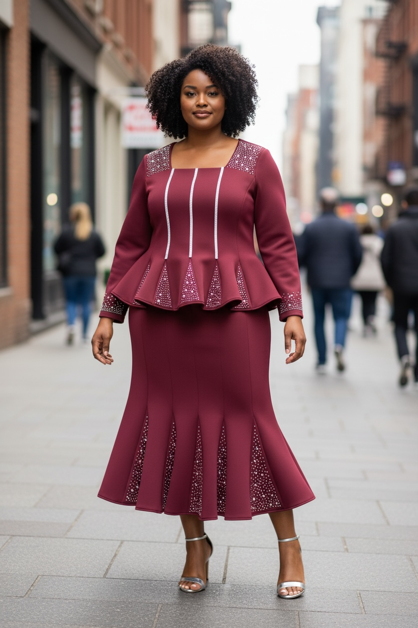 Royal Luxe Skirt Set